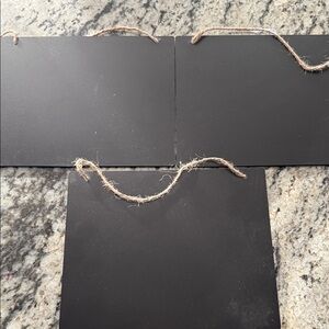 Black Hanging Chalkboard Signs